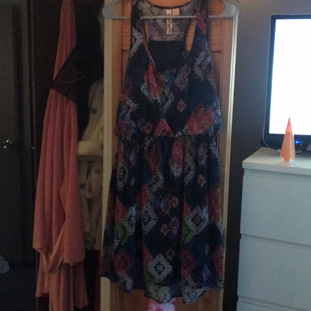 Aztec print dress